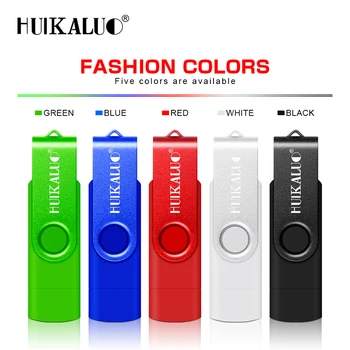 

High Quanlity OTG micro USB Flash Drive 2.0 16GB 32GB 64GB 128GB 2 in 1 flash drive memoria usb stick pendrive U disk