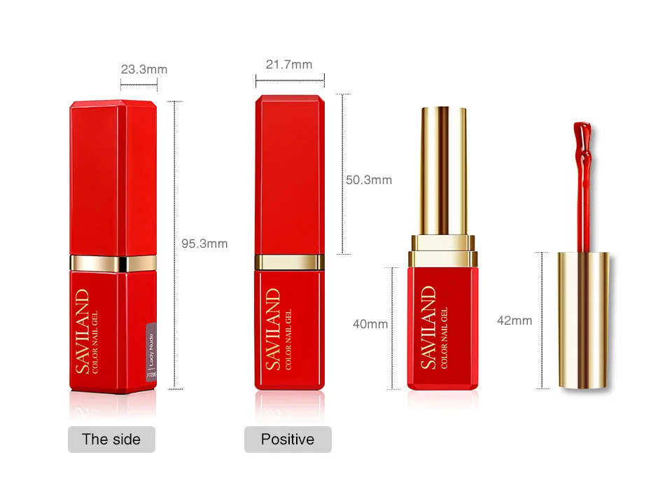 SAVILAND губная помада 15 мл неоновые, флюоресцентные Светящиеся в темноте Гель-лак для ногтей праймер верхнее покрытие гель-лаки для ногтей