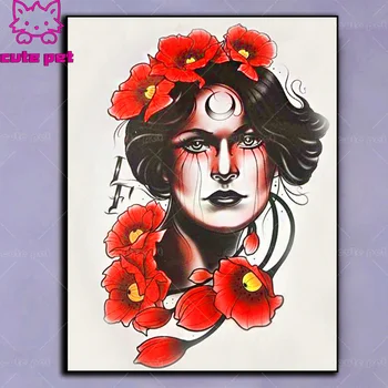 

5D embroidery Fantasy woman full diamond painting Cross Stitch round square diamond mosaic rhinestones Home Wall Decor puzzle