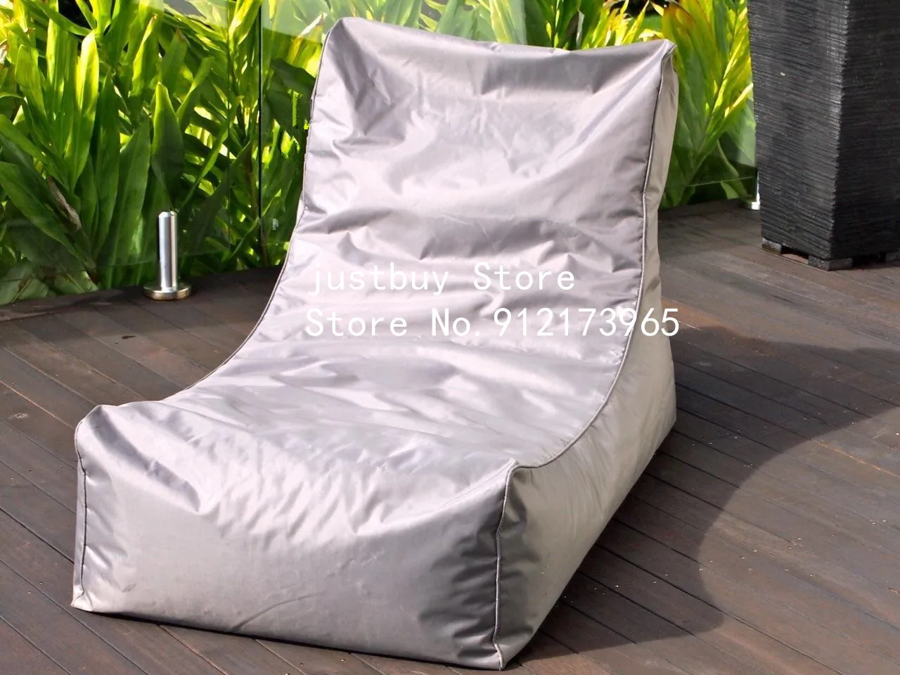 L shape Typical New Coming PVC Indoor Outdoor Folded Single floating Couple Waterproof Bean Bag