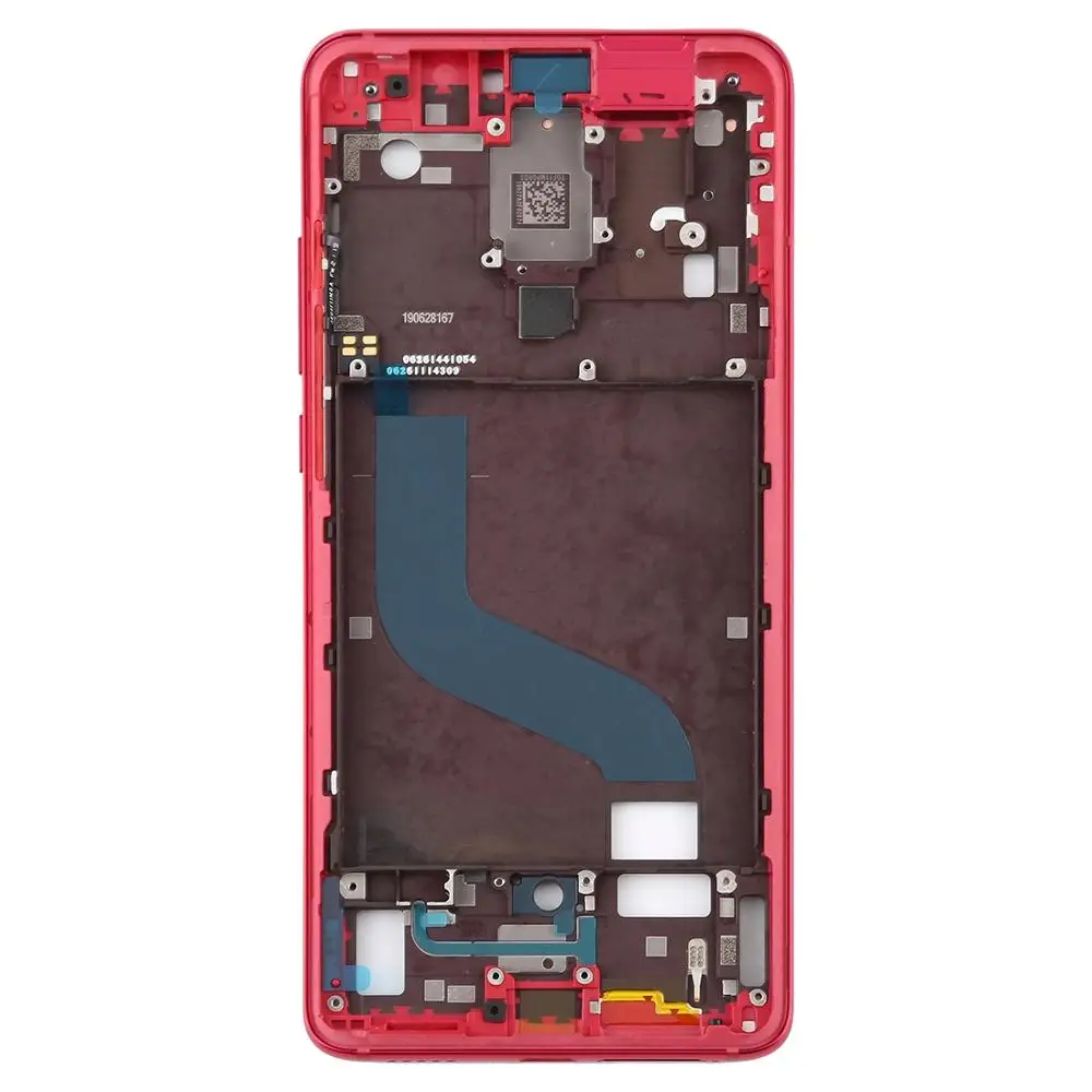 Передняя панель с ЖК-рамкой для Xiao mi Red mi K20/Red mi K20 Pro/mi 9 T/mi 9T Pro - Цвет: Красный