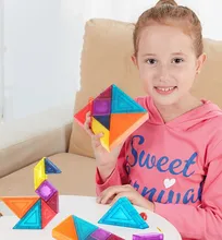 

Magnetic Tangram Children's Magnetic Piece Building Blocks Assembled Intelligence Enlightenment Early Education Science and Educ