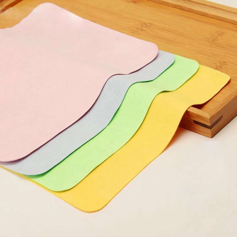 

5 pcs/lots High quality Chamois Glasses Cleaner 150*175mm Microfiber Glasses Cleaning Cloth For Lens Phone Screen Cleaning Wipes