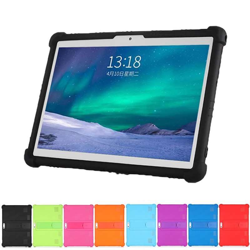 Szoxby-universal Soft Silicone Shockproof Tablet Capa pc Case l 9.44in w 6.69in 10 10.1