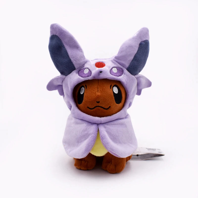 Takara Tomy Покемон Плюшевые Kawaii 7 шт./компл. Eeveelution Иви Косплэй Jolteon Espeon из анимационного сериала "Umbreon Flareon Glaceon Вапореон игрушка сильвеон