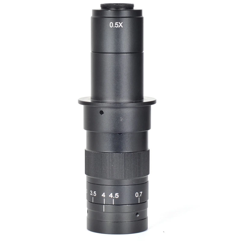 

Adjustable 180X Zoom C-Mount Lens 0.7X-4.5X Magnification 25mm for HDMI USB Industry Video Miniscope Camera