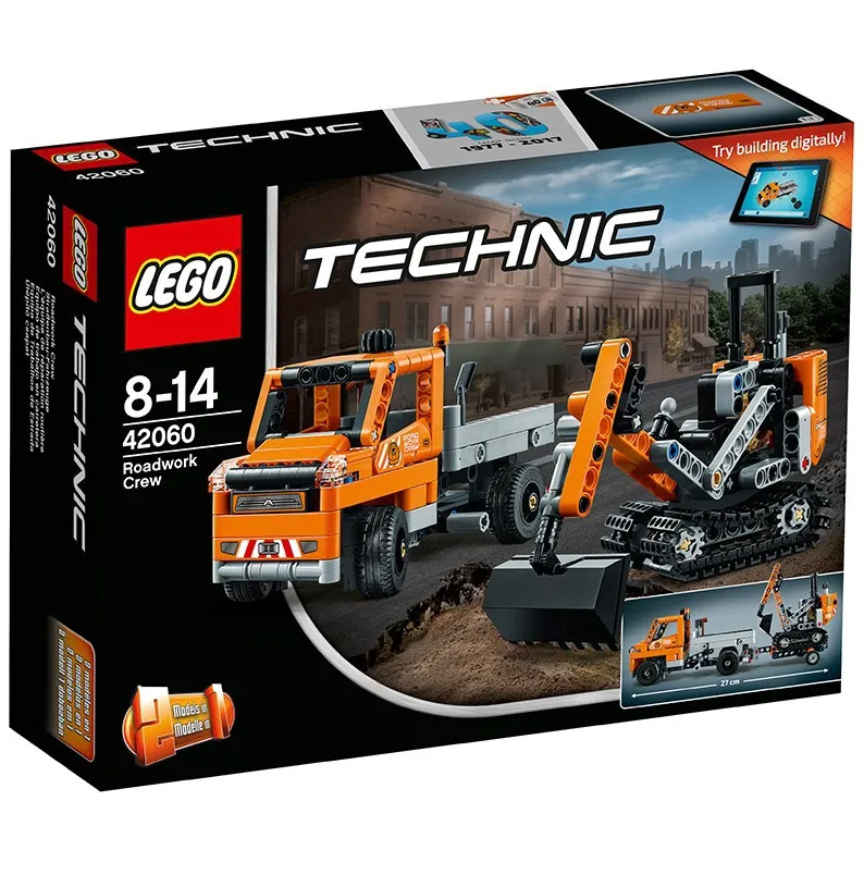 

LEGO Machinery Group 42060 Road Engineering Vehicle Combination Building Blocks Toy