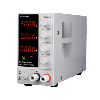 

variable dc stabilized power supply 30V 5A NPS306W 4 digits adjustable bench source switching power supply AC 110V 220V wanptek