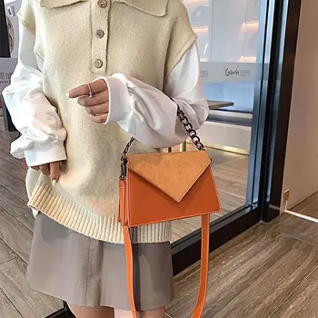 

Women Girls PU Leather Handbag Shoulder Lady Crossbody Chain Tote Satchel Purse F42A