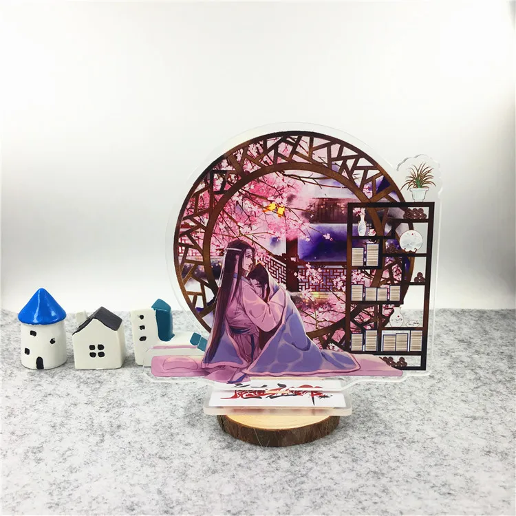 Акриловые подставки из аниме Mo Dao Zu Shi фигурка Wei Wuxian Lan Wangji держатель вокруг