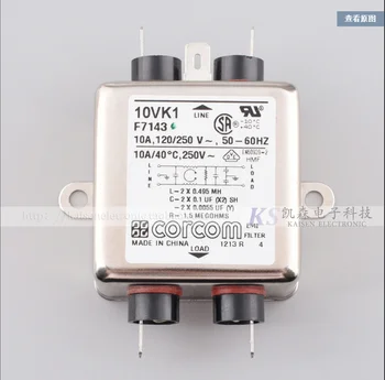 

10VK1 K series F7143 1-6609028-3 Corcom 10A anti-interference EMI single-phase filter