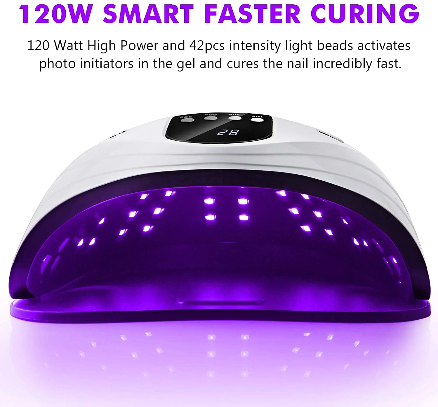 

Nail Drying Lamp 120W UV LED Nail Drying Light For Gel Nail Polish Dryer Manicure Polish Equipment Professional