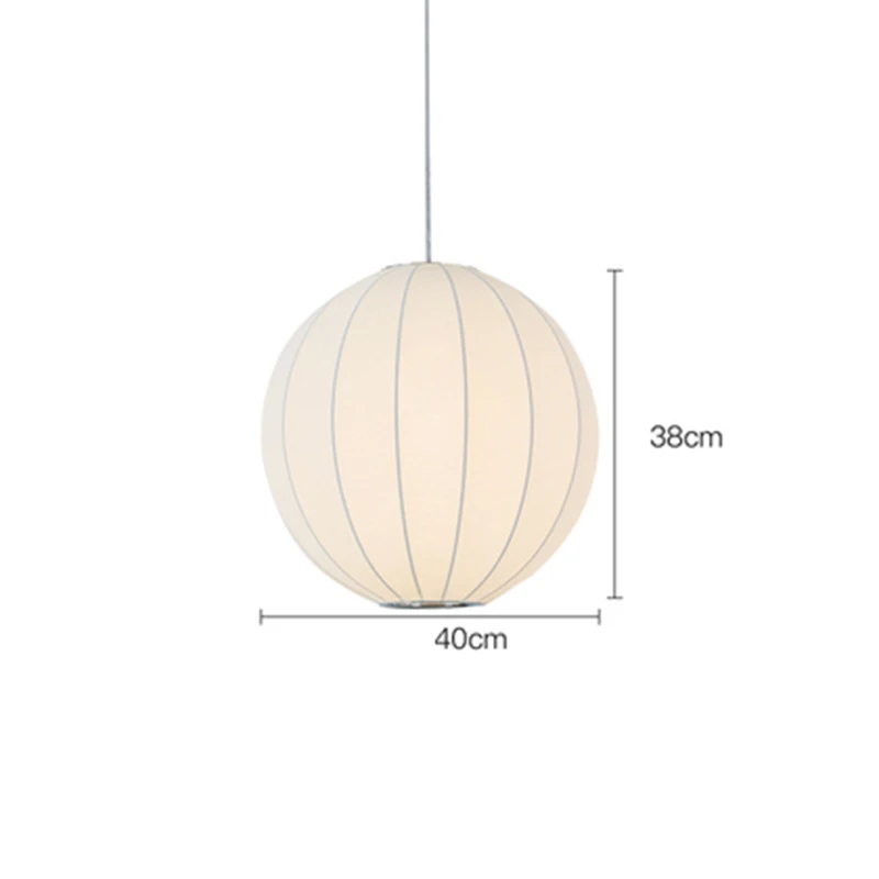 40cmx38cm Китайский стиль, кулон с шелковыми нитями, освещение, светодиодный подвесной светильник в стиле АР-деко, для столовой, гостиной, спальни, кухни, ресторана, подвесной светильник - Цвет корпуса: 40cmx38cm