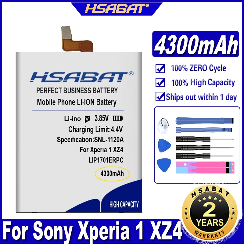 Hsabat Lip1701erpc 4300mah Battery For Sony Xperia 1 Xz4 J8110 J8170 J9110 J9150 Sov40 Batteries Mobile Phone Batteries Aliexpress