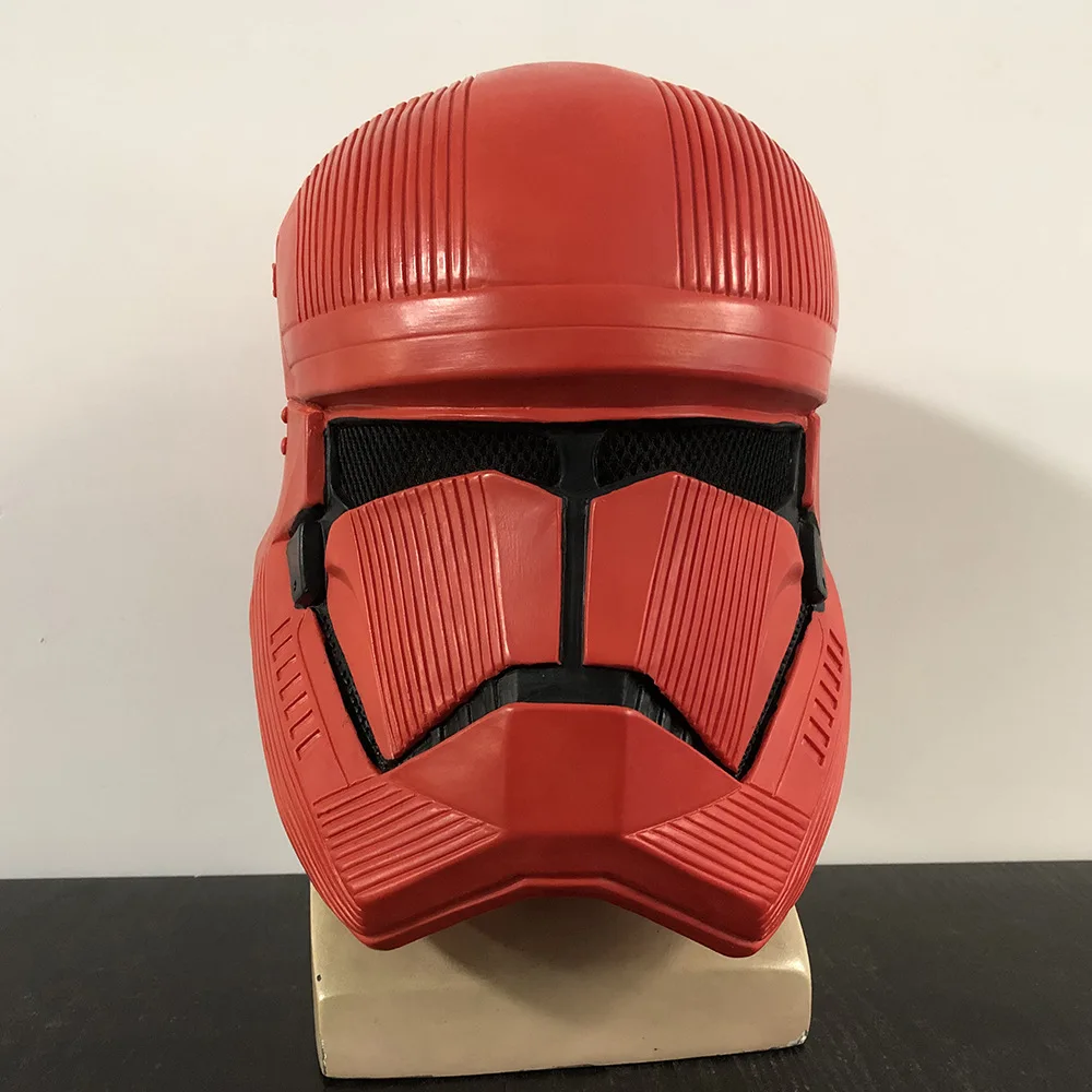 Фильм Звездные войны 9 The Rise of Skywalker Sith Trooper Косплей шлемы Красная маска ПВХ полная голова взрослых реквизит вечерние Хэллоуин