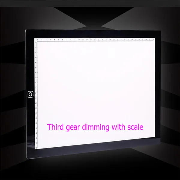 AS PIC A4 USB LED Artist Tattoo Stencil Board Light Box Tracing Drawing Board Pad Table - Цвет: AS PIC