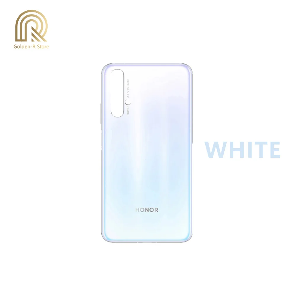 Оригинальная задняя панель корпуса для huawei Honor 20 задняя крышка Крышка батарейного отсека с объективом камеры для замены+ подарок