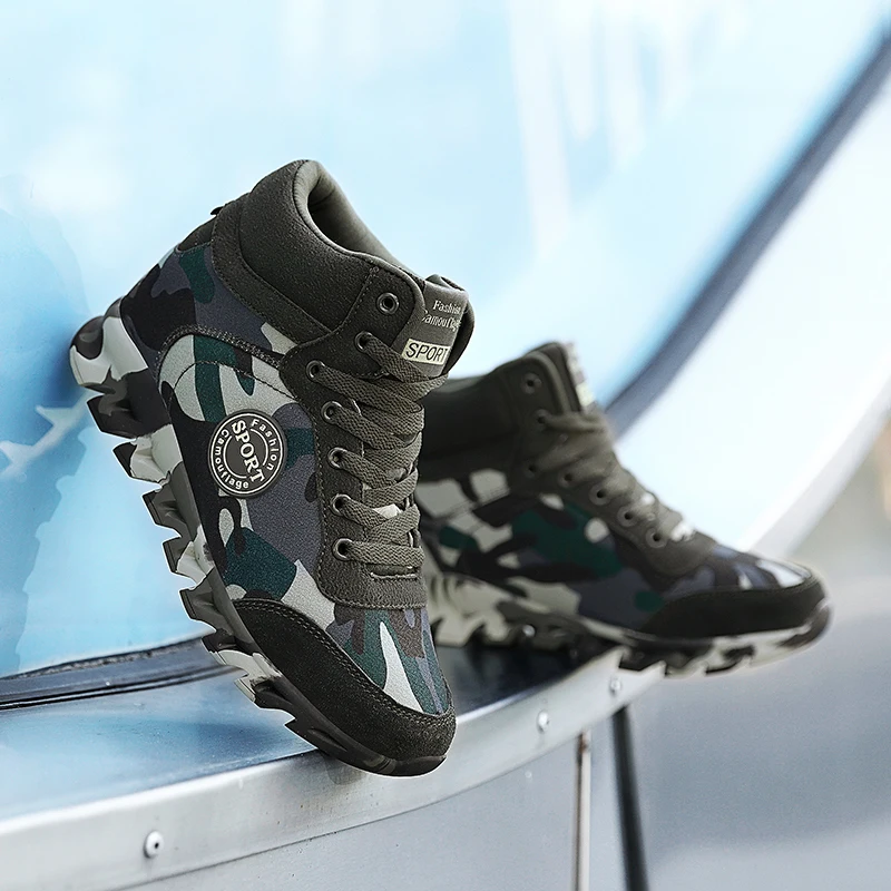 Plus Size 35-42 Fashion Women Camouflage Sneakers Hide Heel Canvas Casual Shoes Woman Platform Sneaker Women Wedge Shoes XZ122 (7)