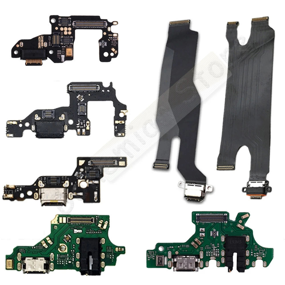 USB-зарядка для Huawei Mate 7 8 9 10 20 20X 30 Lite Pro док-станция печатная плата микрофон порт