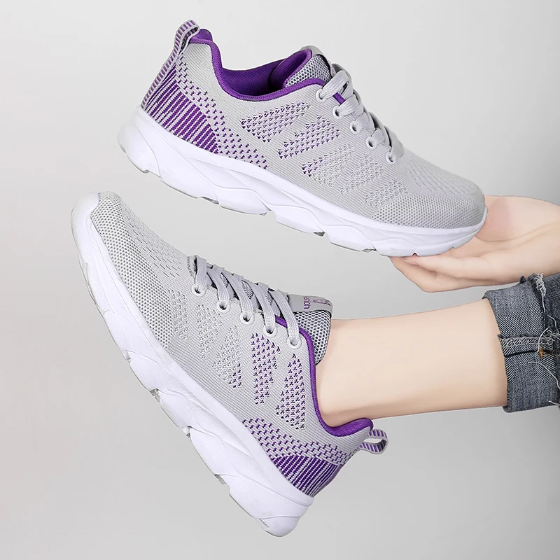 Tenis Feminino Women Tennis Shoes Black Breathable Fashion Fitness