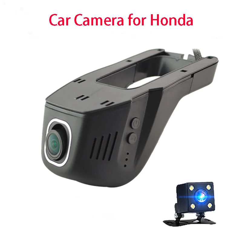 Hidden HD 1080P car dvr dash cam with 24 hour video recorder rear Camera for honda civic fit crv subaru forester impreza | Автомобили и