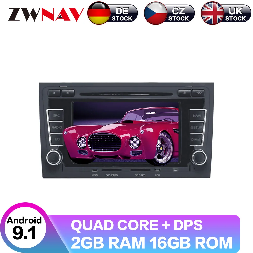 Android 9 с DSP для Audi A4 S4 RS4 2003-2012 Seat Exeo автомобильный DVD Радио Видео Плеер Мультимедиа GPS