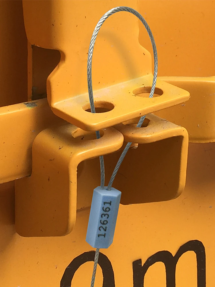 1000 Pack Tamper Proof Security Cable Seals - Numbered Pull-Tite Metal Seals For Truck Trailer & Shipping Containers