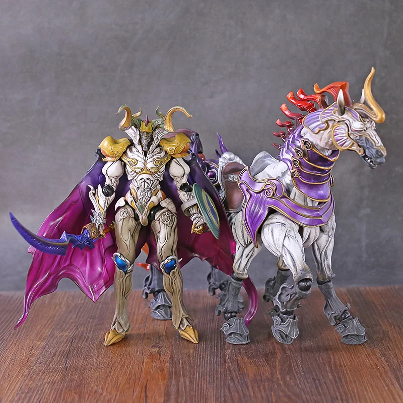 Play Arts Kai Final Fantasy XIII Odin+ Hourse ПВХ фигурка FF13 фигурка игрушка Коллекция Модель