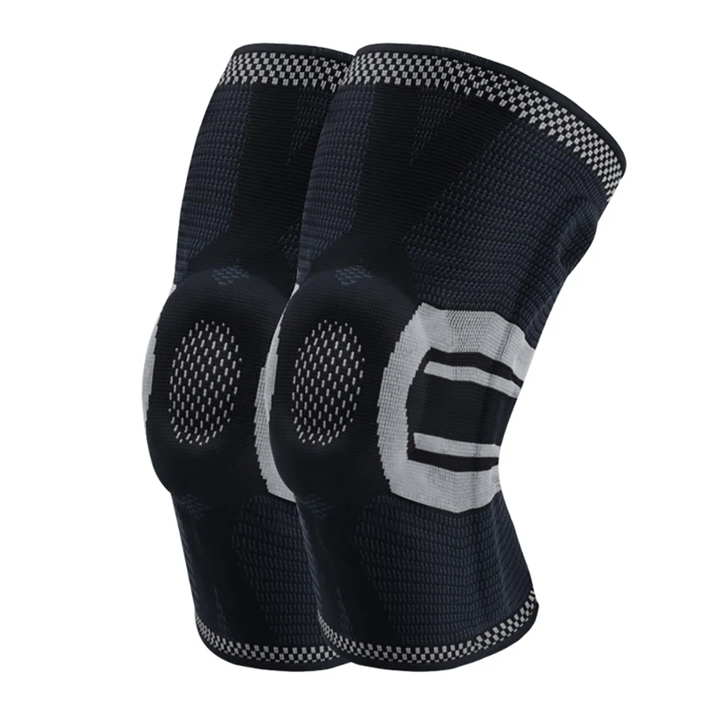 1pc Knee Pad Sleeve Breathable Knitted Compression Leg Warmer Patella Protector Outdoor Gym Fitness Sportswear Accessories