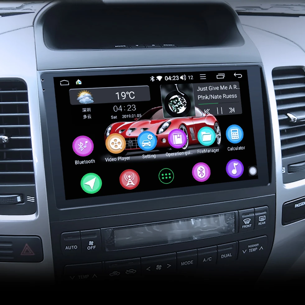 Perfect DSP SPDIF 9" Android 8.1 Car Multimedia Radio for Toyota Land Cruiser Prado GPS Mirror Link Subwoofer DVR DAB WiFi 4G SIM OBD 1 Perfect DSP SPDIF 9" Android 8.1 Car Multimedia Radio for Toyota Land Cruiser Prado GPS Mirror Link Subwoofer DVR DAB WiFi 4G SIM OBD 1