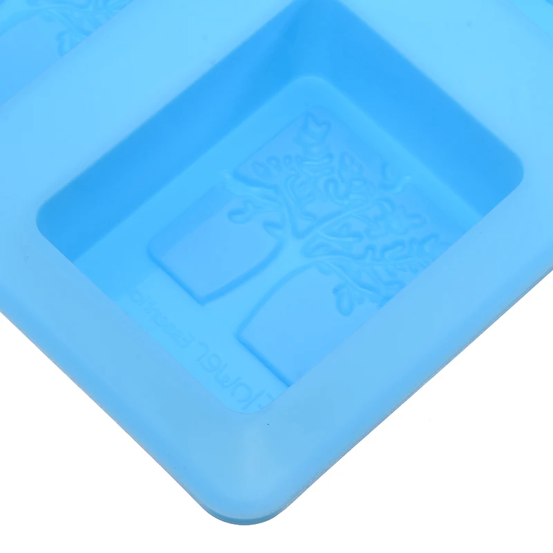 Силиконовая форма для мыла 4 Дерева детей сделай сам торта кухонное оборудование