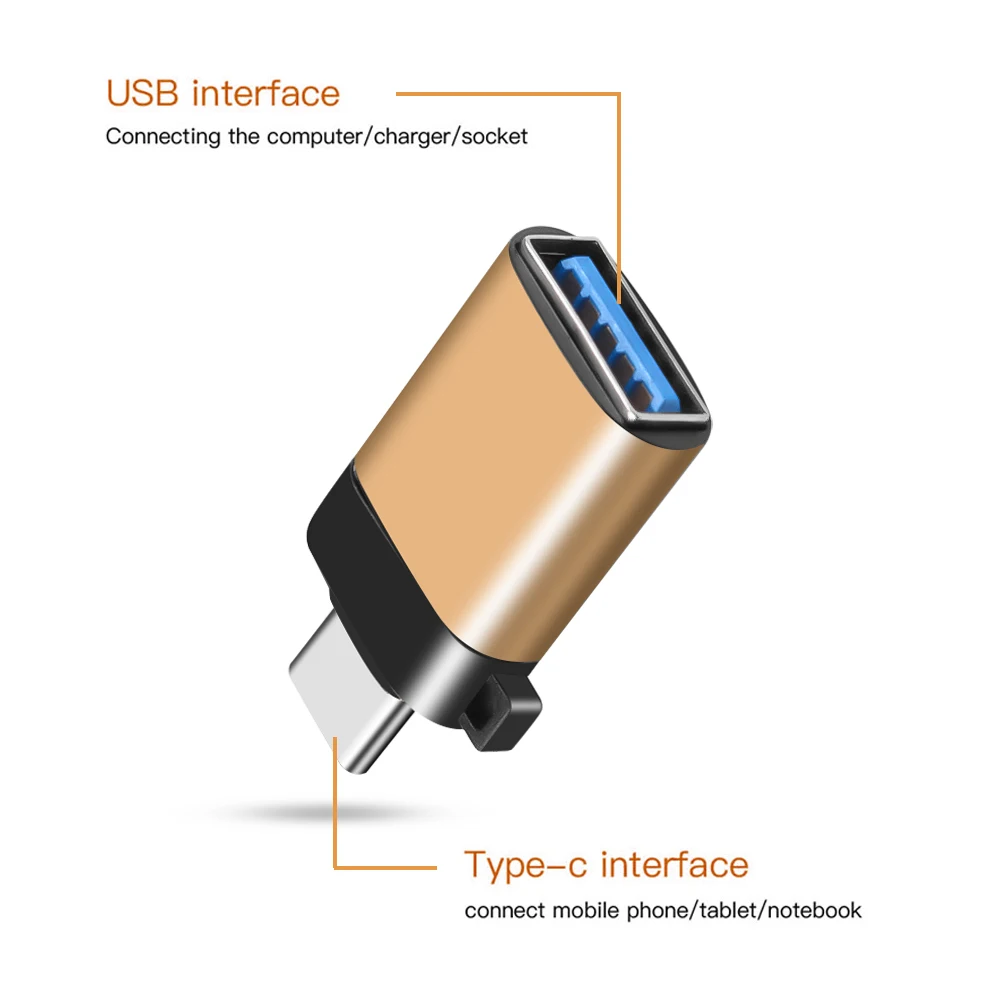 USB OTG Type-C адаптер 3 0 конвертер для Samsung Galaxy S9 Hauwei P20 MacBook Series Micro C | Мобильные телефоны