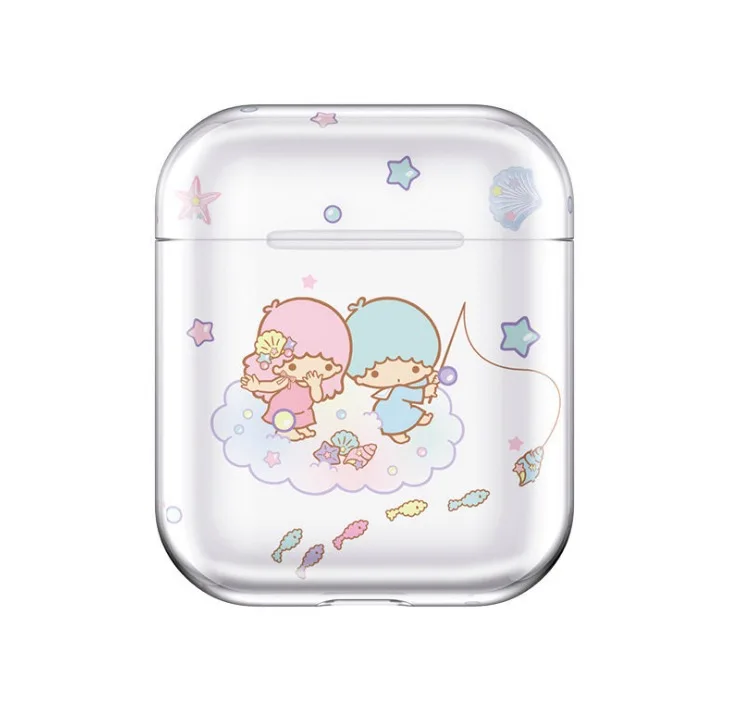 Мультяшный наушник чехол для Apple AirPods 2 силиконовый чехол беспроводной Bluetooth наушники Air Pods Чехол защитный для AirPod чехол