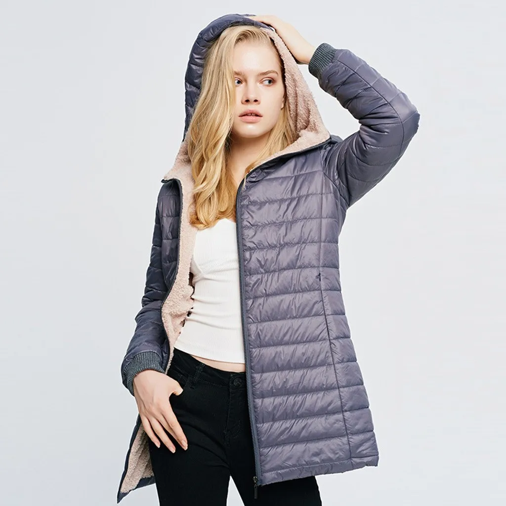 

Female Down Coat 2019 Spring Winter Women Slim Jacket Hooded Thick Short Outwear Women Cotton Padded Warm Jacket Outwear #917