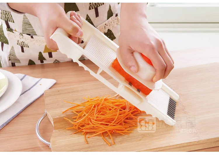 Бытовая Кухня протирать картофель шелковая шинковка органная резка измельчитель кусок картофеля секционная проволочная строгальная машина картофеля слайсер