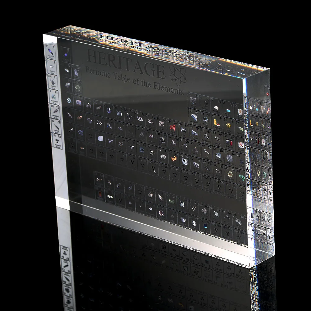 

Novel Acrylic Periodic Table Display with Elements Teacher Students Gifts Crafts Decor Shipping