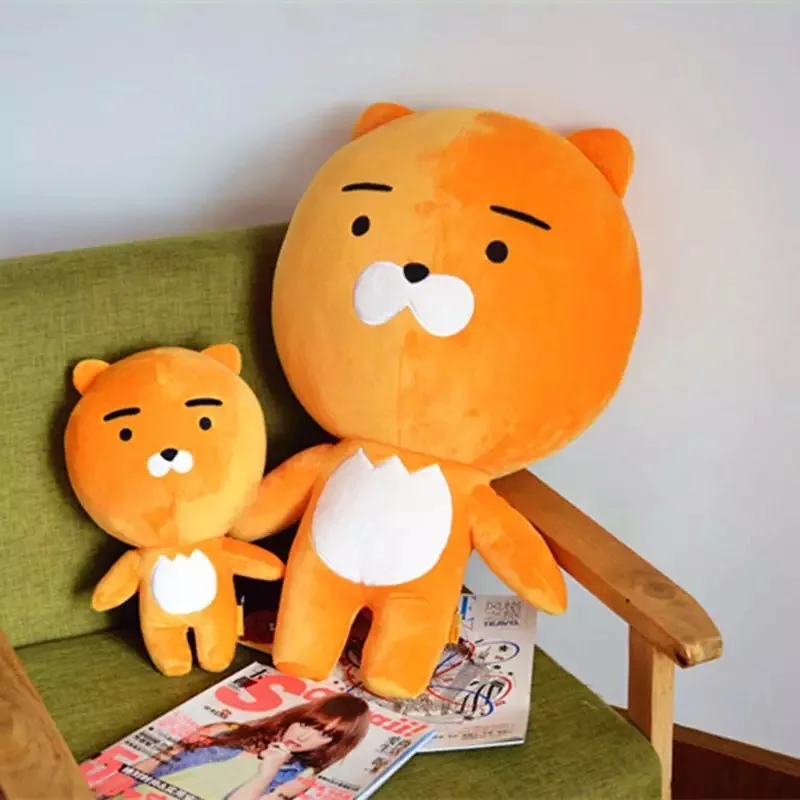 40/70 СМ Корея Kakao Плюшевые игрушки мультфильм Apeach кукла Лев Райан какао собака динозавр, игрушка для детей, с принтом рождественские подарки подушка