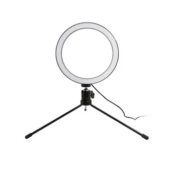 

Mobile Live Beauty Light Cell Phone Holder Set LED Selfie Ring Light for Live Stream Practical Lamp Stand Set