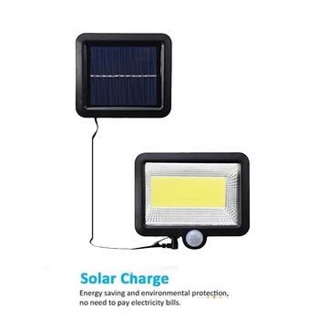 

Brand New Separable LED Solar Powered Light Bulb PIR Motion Sensor Waterproof IP65 Garden Street Wall Night Lamp split mount 5M