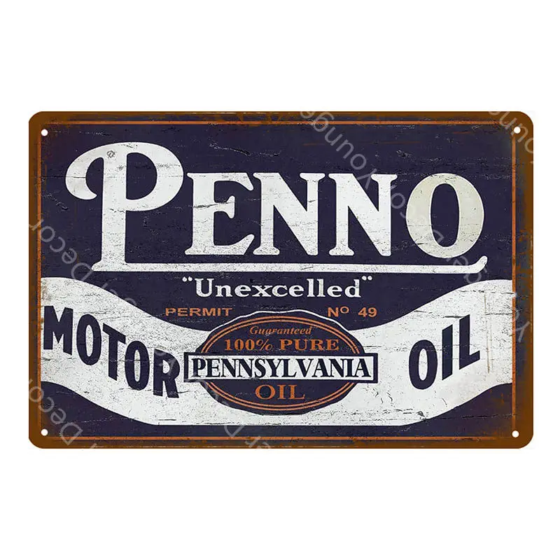 Atlantic Motor Oil табличка жестяная вывеска винтажный Ретро Декор гаража Бар Паб газ бензин декоративная тарелка Texaco настенный плакат YI-068 - Цвет: YD2601AI