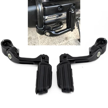 

Motorcycle Accessories Adjustable Long Highway Foot Pegs Footrest Mount For Harley Electra Road King Street Glide 1-1/4" 32mm