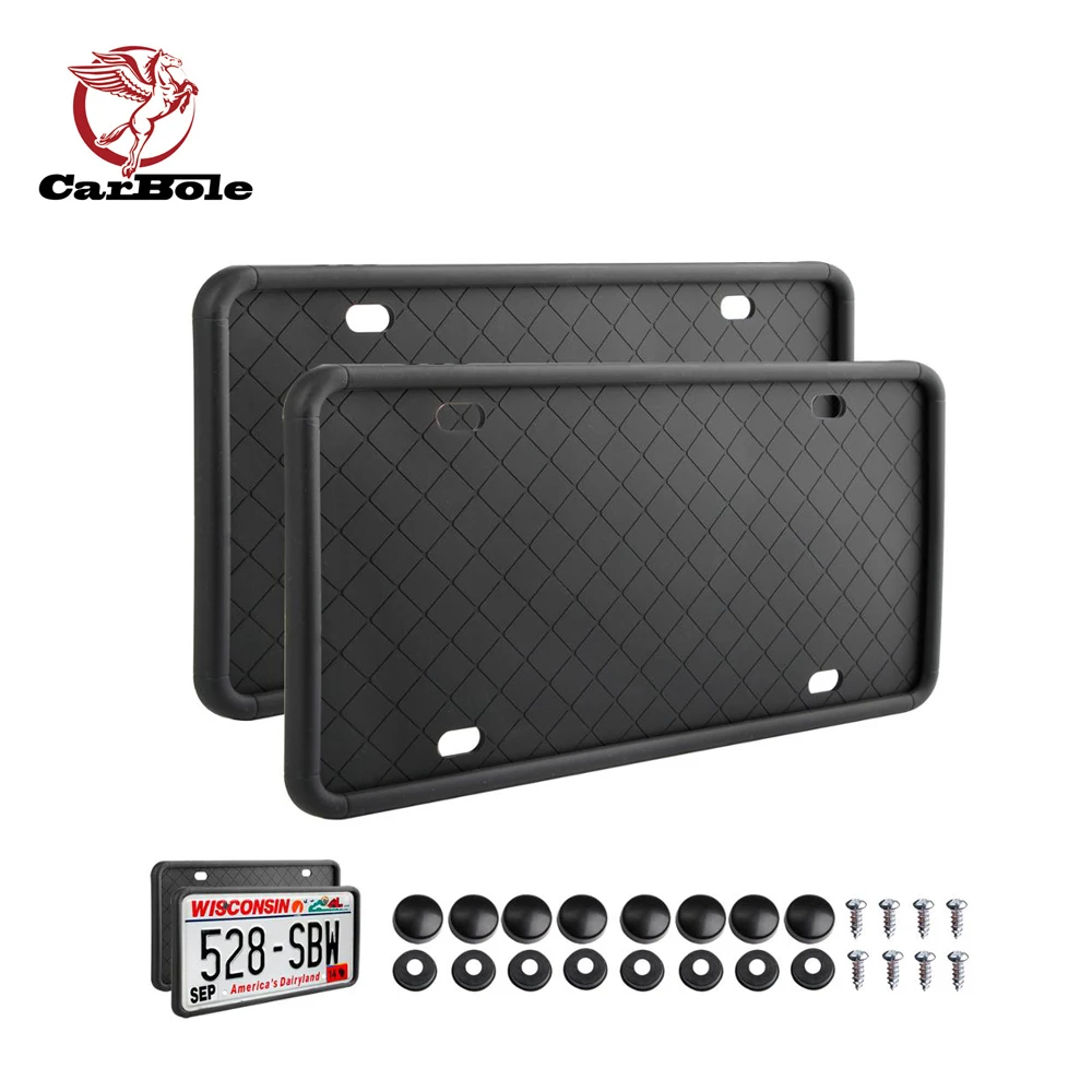 2 шт силиконовый держатель рамки номерного знака ржавчина погремушка