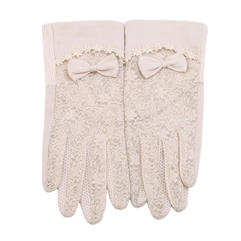 

Women's Summer UV-Proof Driving Gloves Lace Gloves brand new and high quality Lace about female gloves mittens guantes de encaje