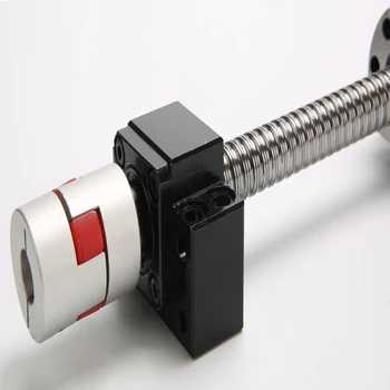 

High quality Ball screw lead shaft SFU 1605 1610 SFE end support fixed unit BK BF 10/12/15/20 25 30 C7 FK10 FF10