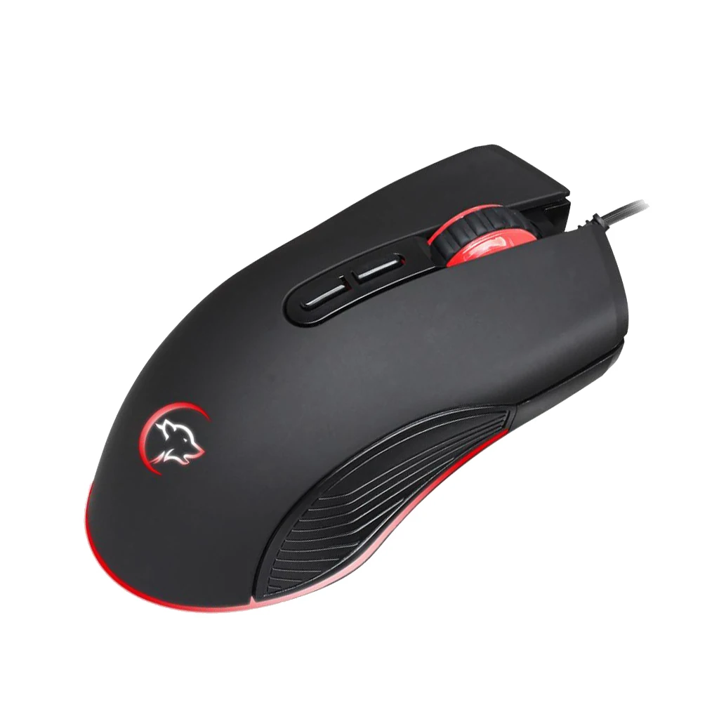 

High-end Optical Professional Gaming Mouse with 7 Bright Colors LED Backlit and Ergonomics Design Gamer Mice For LOL CS