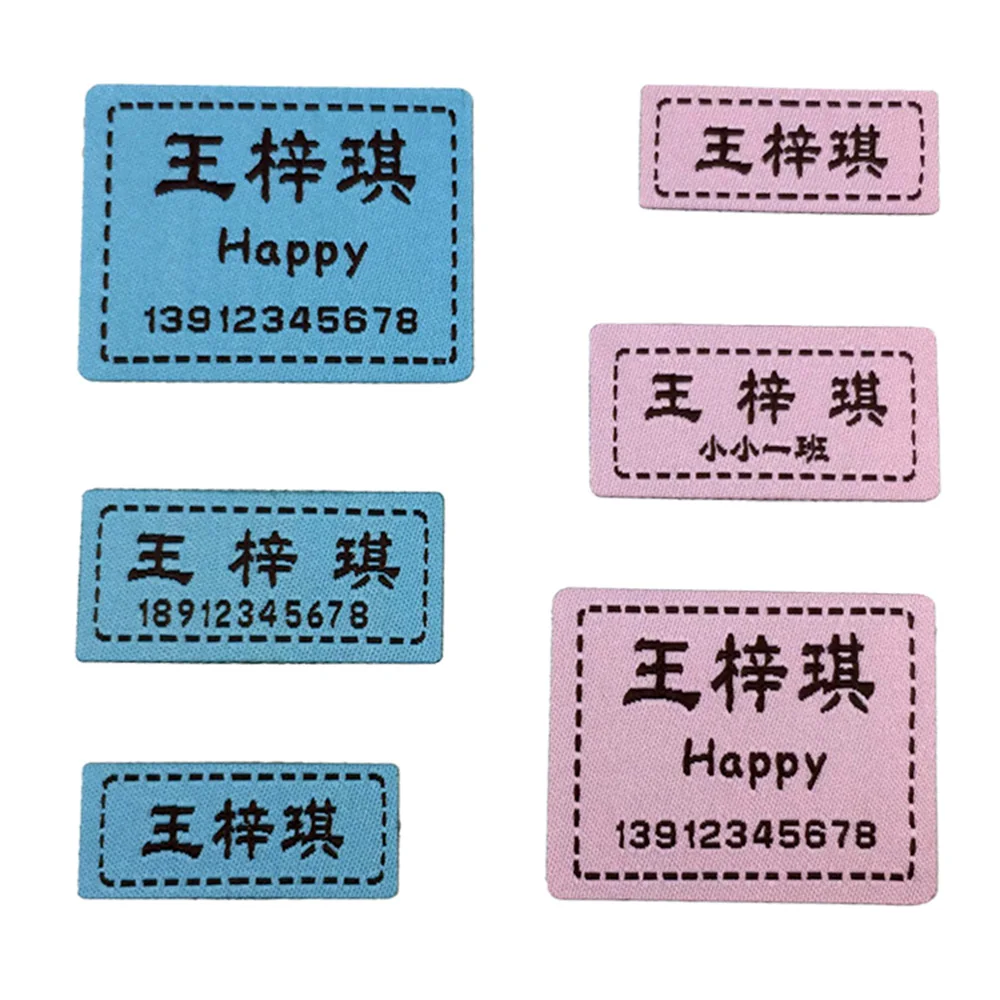3Size Iron On Name Stickers Embroidery Custom Labels For Children Clothes School Uniforms Personalised Tags Stationery Sticker - AliExpress Education ...