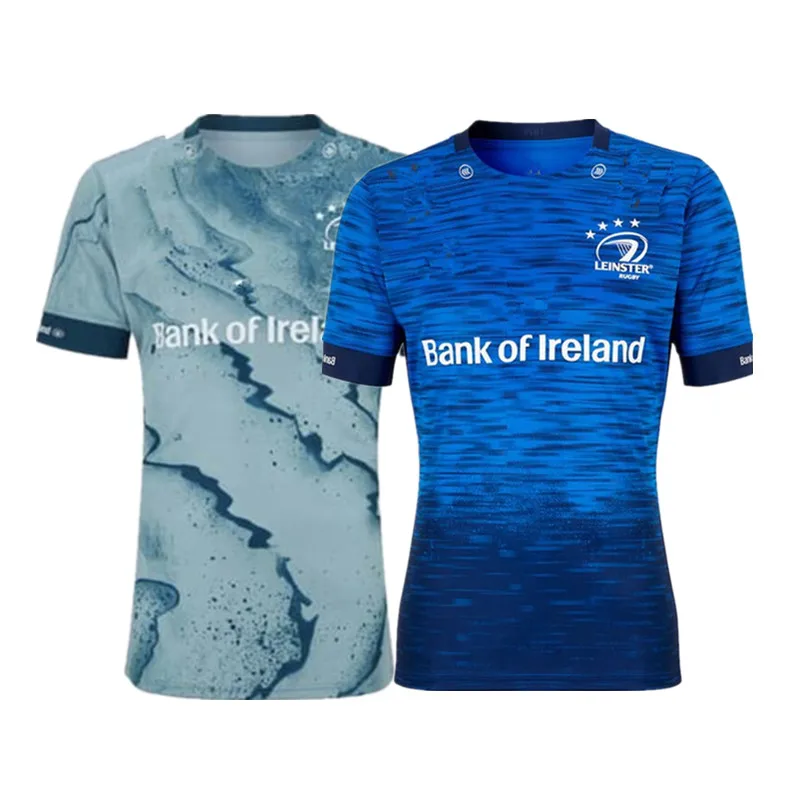 2020 LEINSTER HOME / AWAY MENS RUGBY JERSEY Size S 5XL （Print Custom
