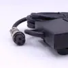 Tig Torch Burner Spot Welding Metal Foot Pedal Switch Connector Trigger 1.8 Meters GX16 2 or 3 Pin 10A 250V 4