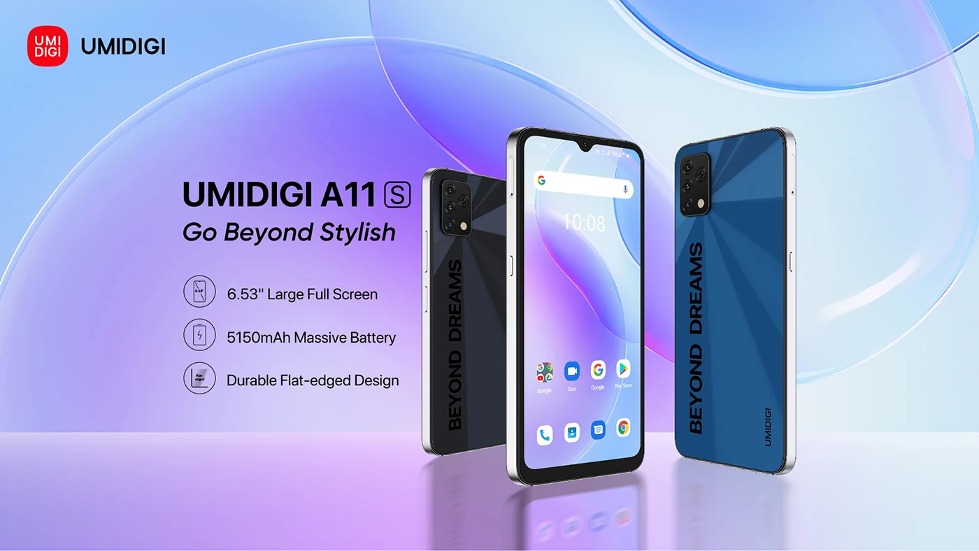 [24H Shipping] UMIDIGI A11S 4GB+32GB/64GB Global Version Smartphone 5150mAh 16MP Triple Camera 6.53" HD+ Display best poco phones