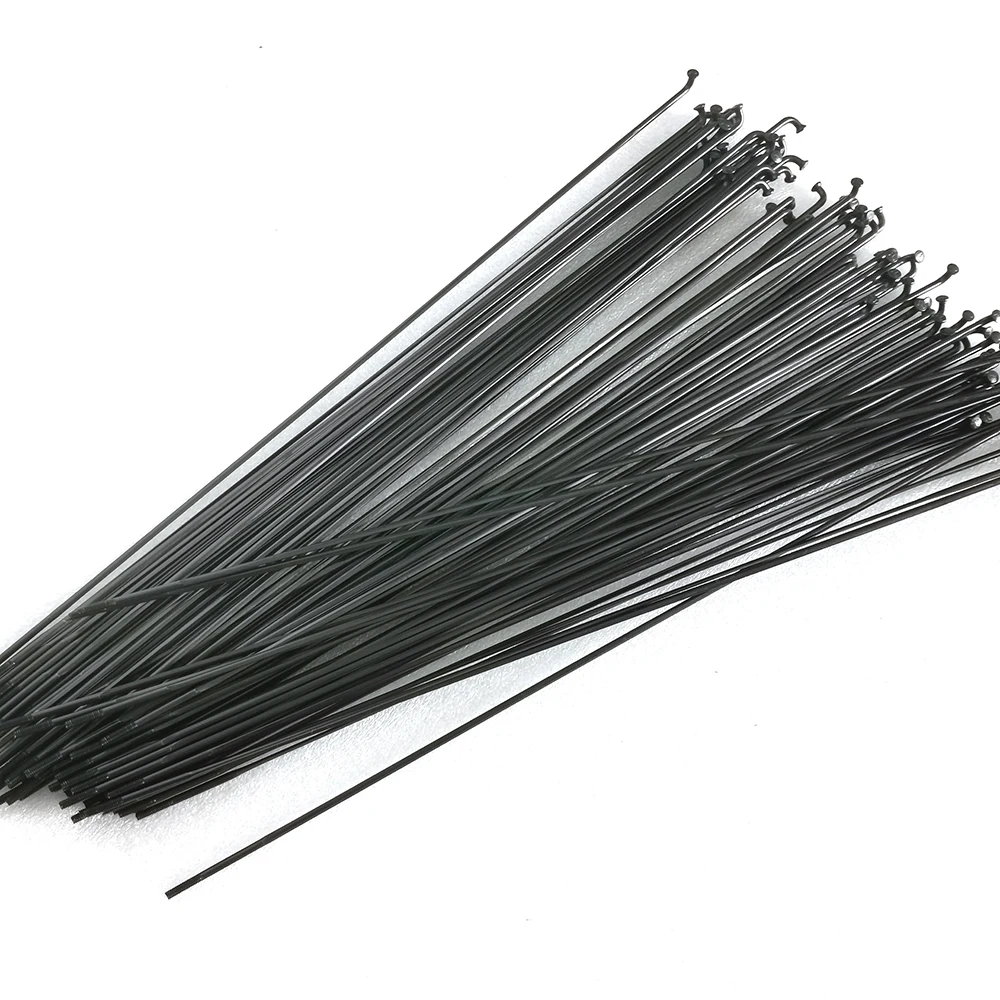 Rayon Velo Rayons Ronds 14G J-Hook Bend Type Noir 2.0